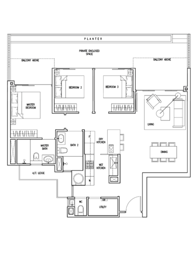 The Nautical - Floor Plan