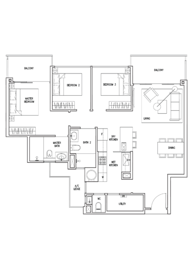 The Nautical - Floor Plan