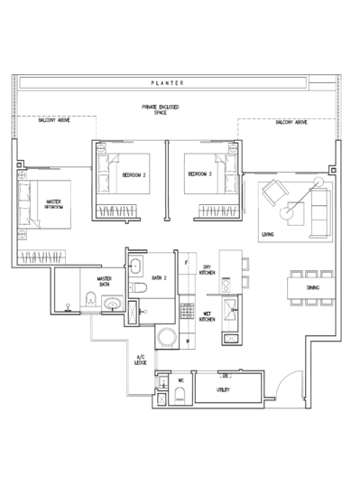 The Nautical - Floor Plan