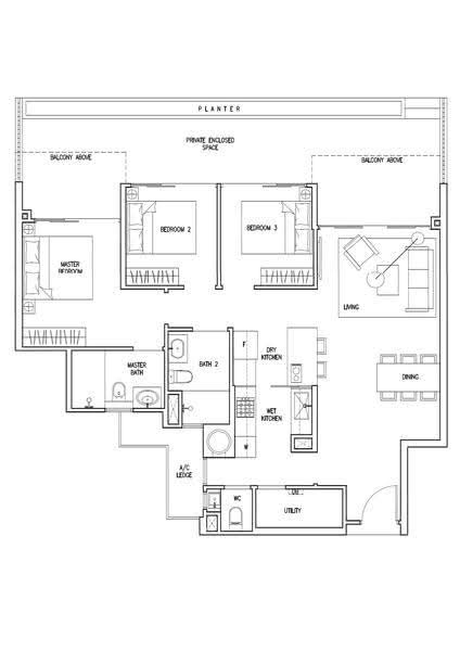 The Nautical, 95 Jalan Sendudok, Sembawang / Yishun, 3 Bedrooms, 1,410 sqft, Condominium For Sale, by Kaegan Chua, 500270329 - PropertyGuru.com.sg