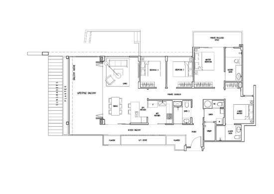 The Nautical - Floor Plan