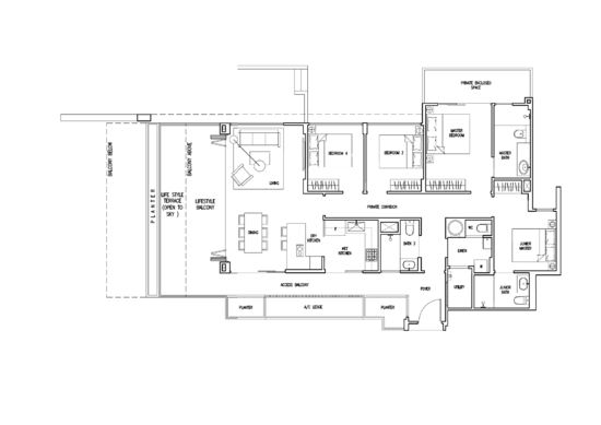 The Nautical - Floor Plan