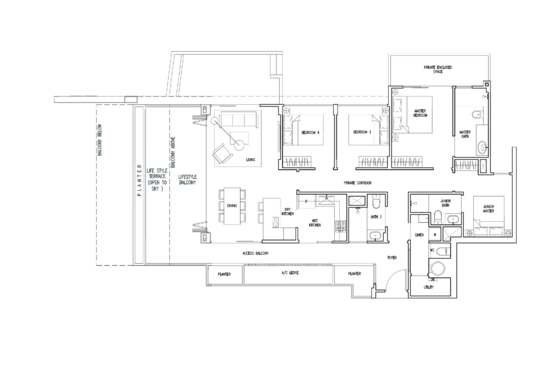 The Nautical - Floor Plan