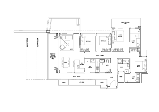 The Nautical - Floor Plan
