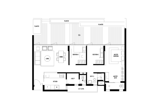 Seletar Park Residence - Floor Plan