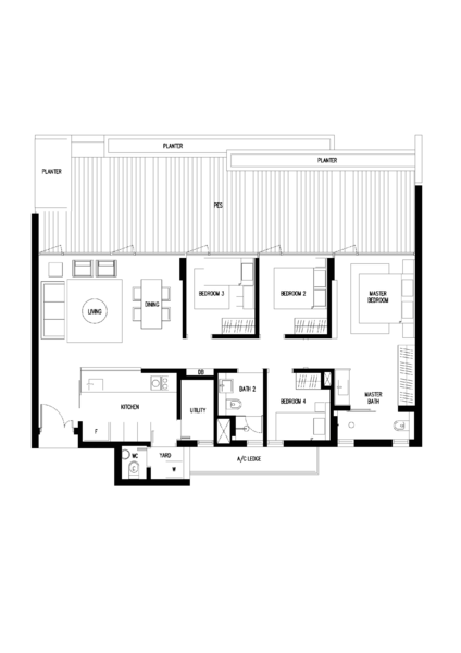 Seletar Park Residence, 21 Seletar Road, 3 Bedrooms, 1,604 sqft, Condominium For Rent, by Adrian Teng (郑景荣), 23845019 - PropertyGuru.com.sg