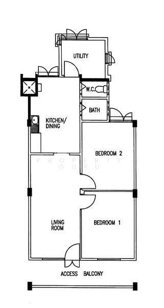 195 Kim Keat Avenue, 195 Kim Keat Avenue, Balestier / Toa Payoh, 2 Bedrooms, 710 sqft, HDB Flat For Sale, by Aro Toh, 500276850 - 2D - PropertyGuru.com.sg
