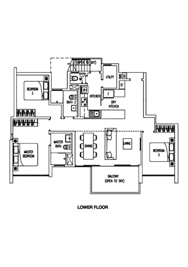 Twin Waterfalls - Floor Plan