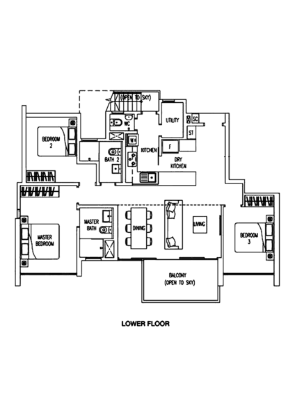 Twin Waterfalls, 116 Punggol Walk, 3 Bedrooms, 1,765 sqft, Executive Condominium For Sale, by Aason Chua, 500177743 - PropertyGuru.com.sg