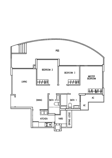 The Tampines Trilliant - Floor Plan