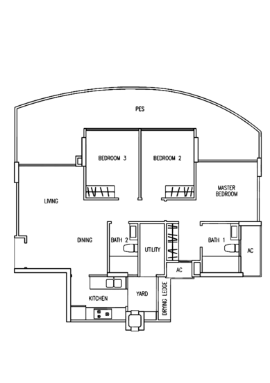 The Tampines Trilliant - Floor Plan