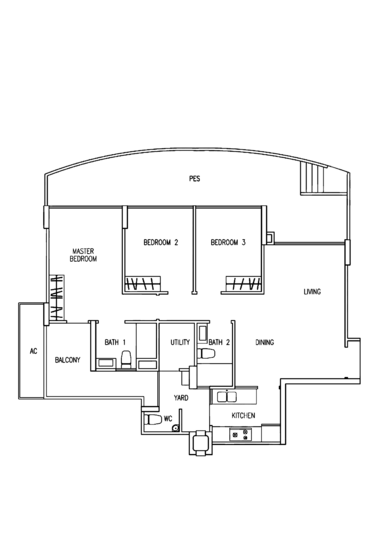 The Tampines Trilliant - Floor Plan