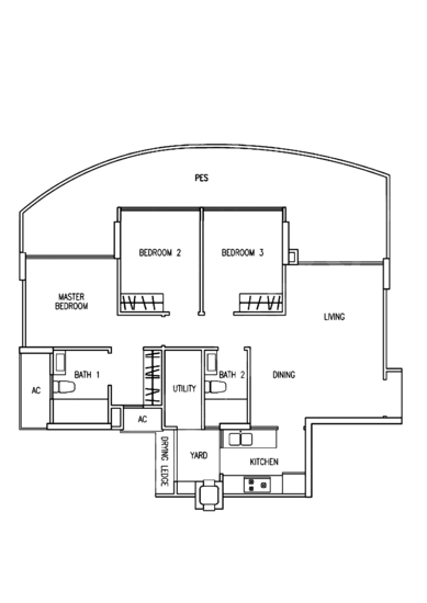 The Tampines Trilliant - Floor Plan