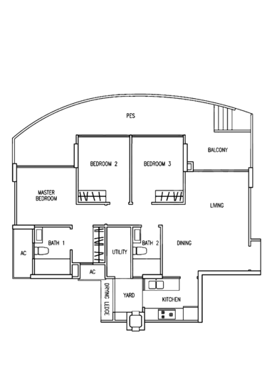 The Tampines Trilliant - Floor Plan
