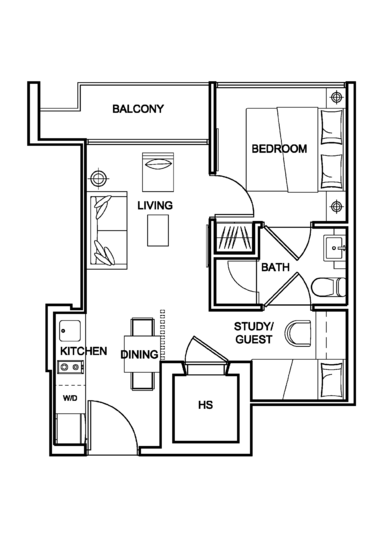 Centra Residence - Floor Plan