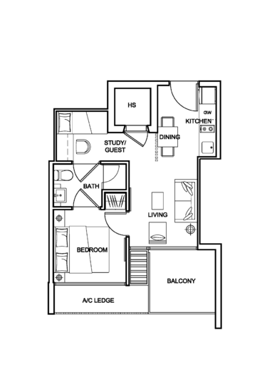 Centra Residence - Floor Plan