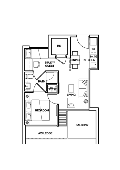 Centra Residence - Floor Plan