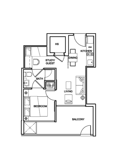 Centra Residence - Floor Plan
