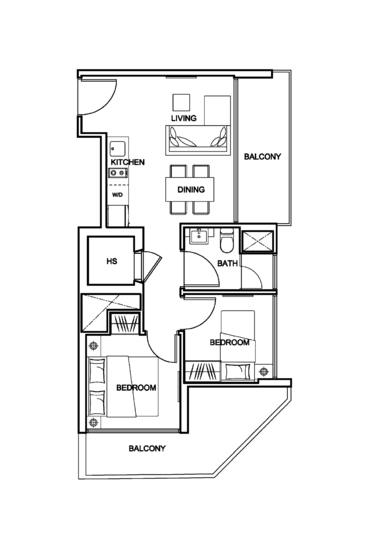 Centra Residence - Floor Plan