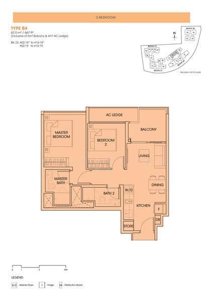 The Antares, 23 Mattar Road, Eunos / Geylang / Paya Lebar, 2 Bedrooms, 667 sqft, Condominium For Sale, by June Ling, 500286120 - 2D - PropertyGuru.com.sg