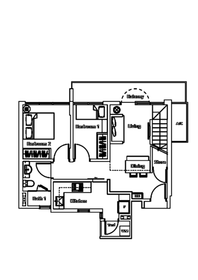 The Lush - Floor Plan