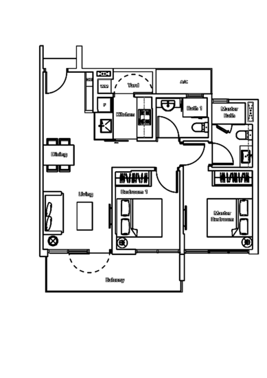 The Lush - Floor Plan