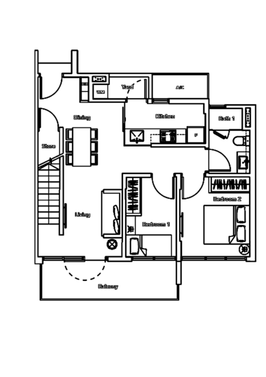 The Lush - Floor Plan
