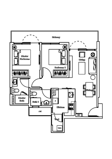 The Lush - Floor Plan