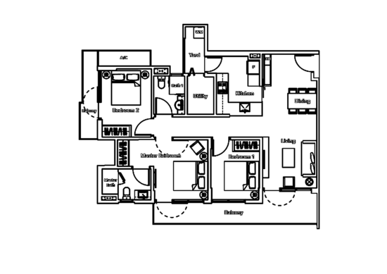 The Lush - Floor Plan