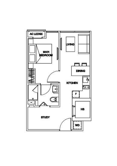 The Promenade @ Pelikat - Floor Plan