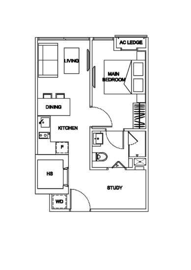 The Promenade @ Pelikat - Floor Plan