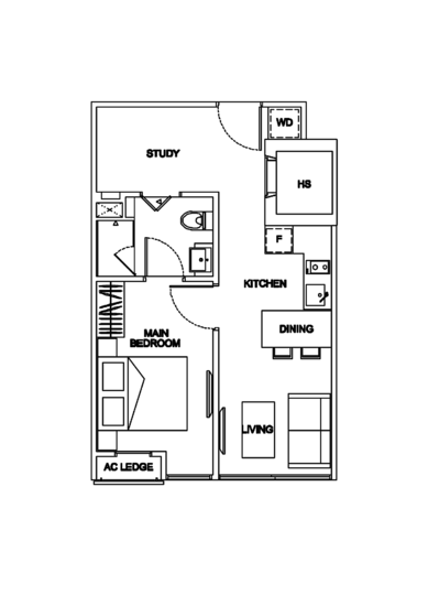 The Promenade @ Pelikat - Floor Plan