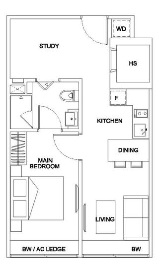 The Promenade @ Pelikat - Floor Plan