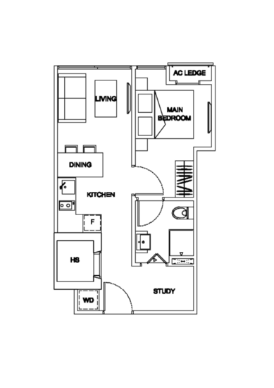 The Promenade @ Pelikat - Floor Plan