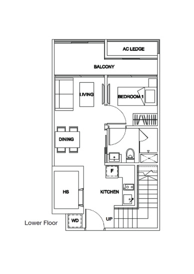 The Promenade @ Pelikat - Floor Plan