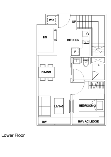 The Promenade @ Pelikat - Floor Plan