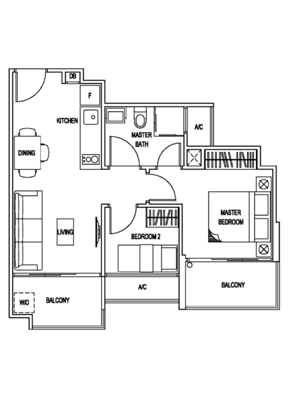 Natura @ Hillview, 22 Hillview Terrace, 1 Bedroom, 527 sqft, Condominium For Rent, by Ron Quek 郭伟洋, 60013640 - PropertyGuru.com.sg