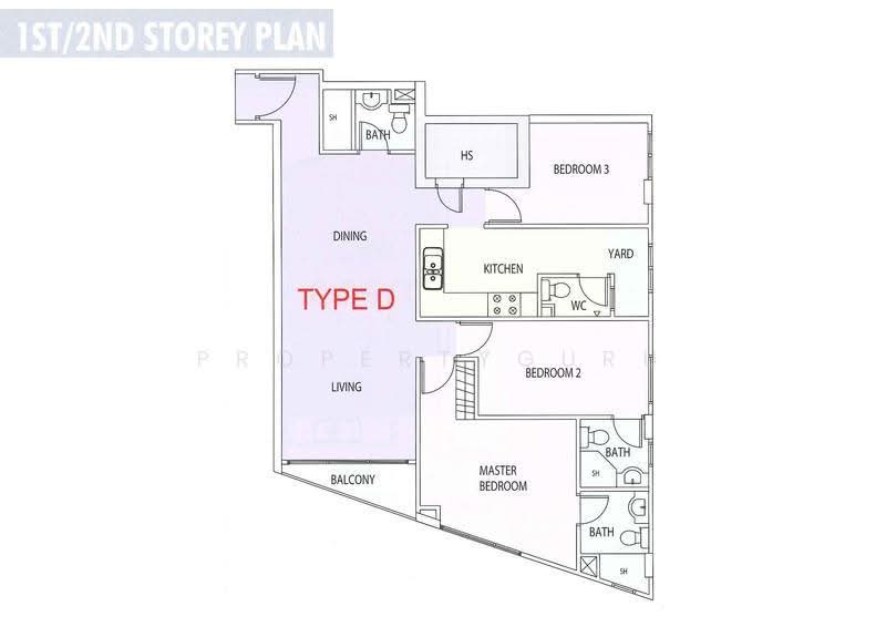 Aquarine Gardens, 91 Upper East Coast Road, East Coast / Marine Parade, 3 Bedrooms, 1,077 sqft, Apartment For Rent, by Tracci Cheo, 25348237 - 2D - PropertyGuru.com.sg