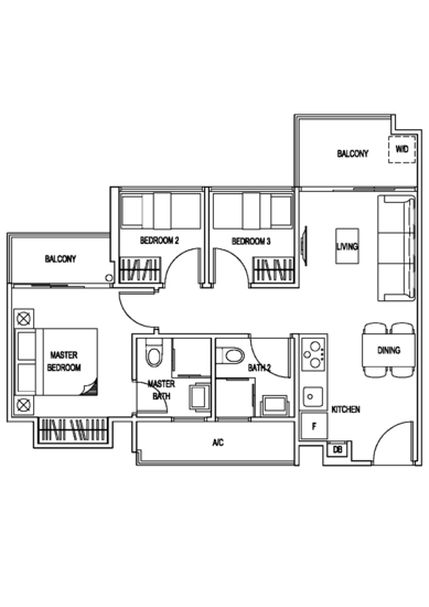 Natura @ Hillview - Floor Plan