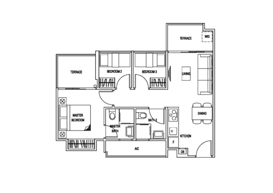 Natura @ Hillview - Floor Plan