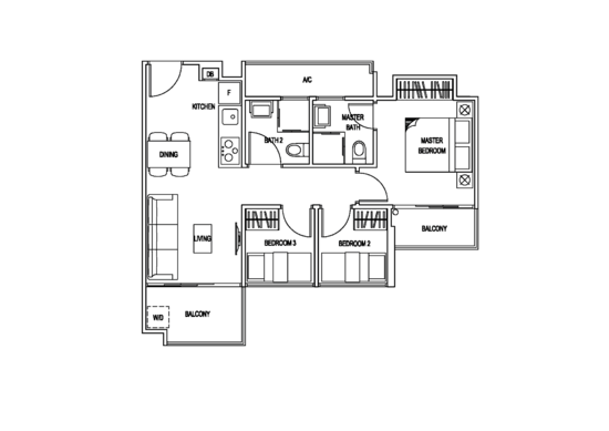 Natura @ Hillview - Floor Plan
