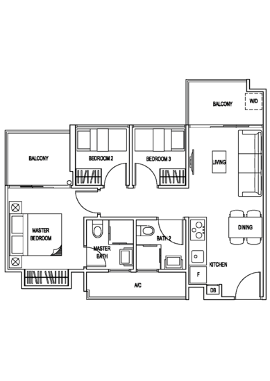 Natura @ Hillview - Floor Plan
