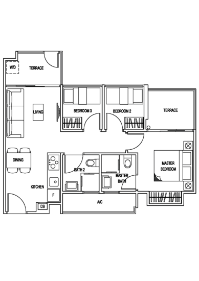 Natura @ Hillview - Floor Plan