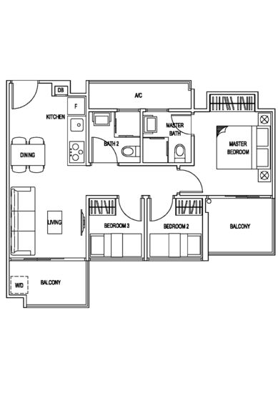 Natura @ Hillview - Floor Plan