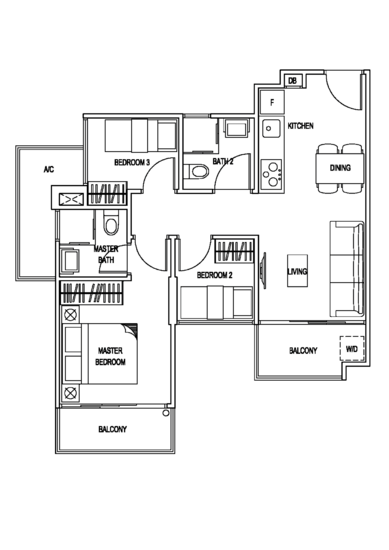 Natura @ Hillview - Floor Plan