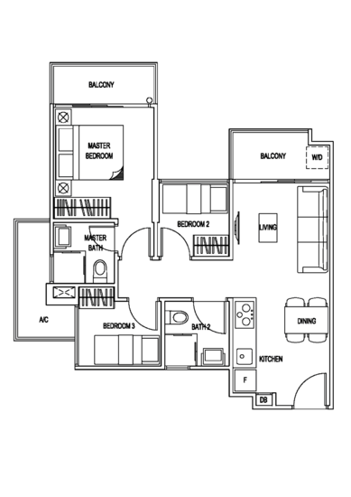 Natura @ Hillview - Floor Plan