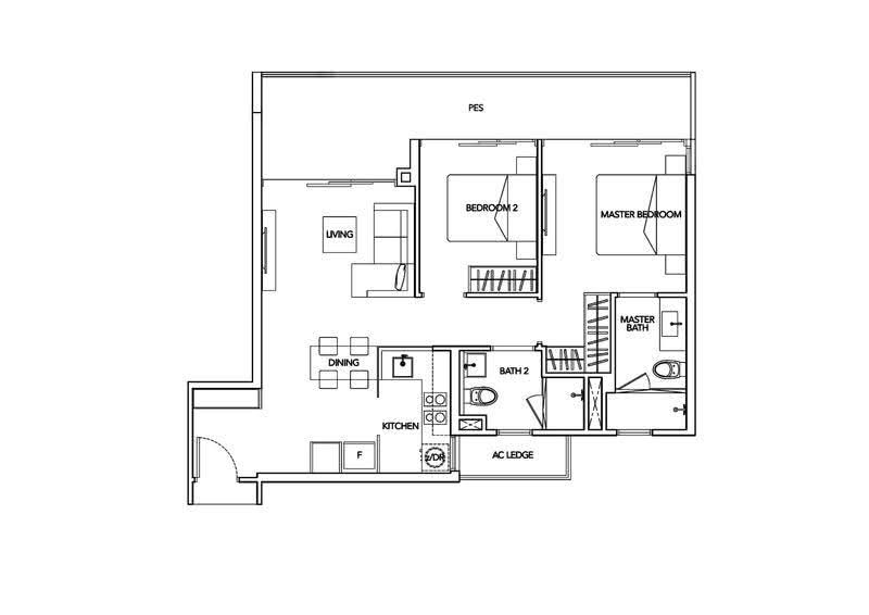 Palm Isles, 42 Flora Drive, 2 Bedrooms, 947 sqft, Condominium For Sale, by Hansel Tan, 500245604 - PropertyGuru.com.sg