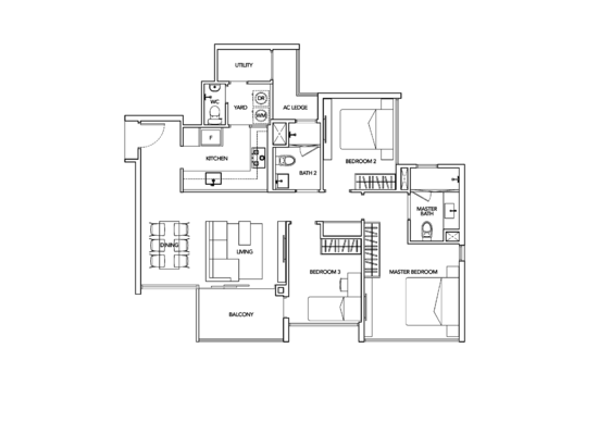 Palm Isles - Floor Plan