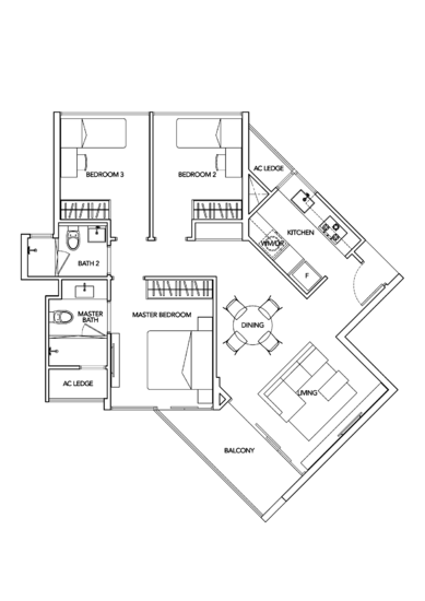 Palm Isles - Floor Plan