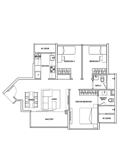 Palm Isles - Floor Plan